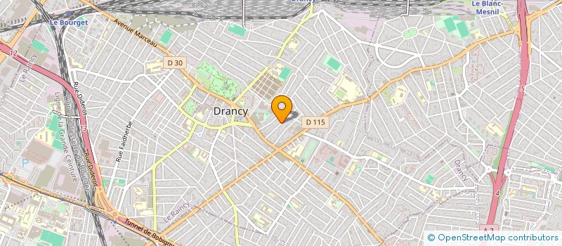 localisation de l'entreprise BATI EXPERT à DRANCY