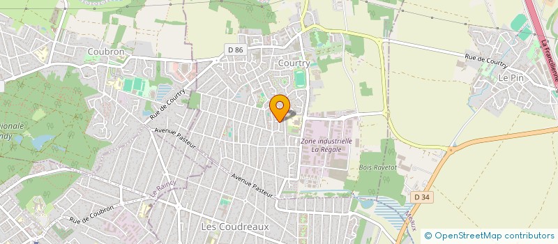 localisation de l'entreprise BATI EXPERT à COURTRY