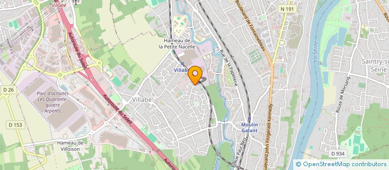 localisation de l'entreprise BATI EXPERT  VILLABE