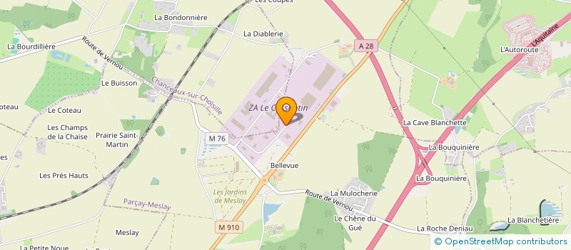 localisation de l'entreprise BATI FA37  PARCAY-MESLAY