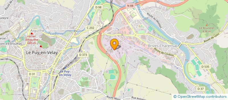 localisation de l'entreprise BATI FACADES 43 à LE PUY-EN-VELAY