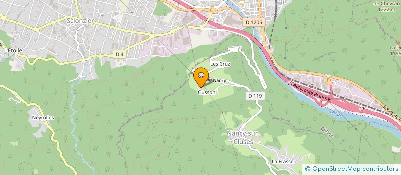 localisation de l'entreprise BATI-FACTORY  NANCY-SUR-CLUSES