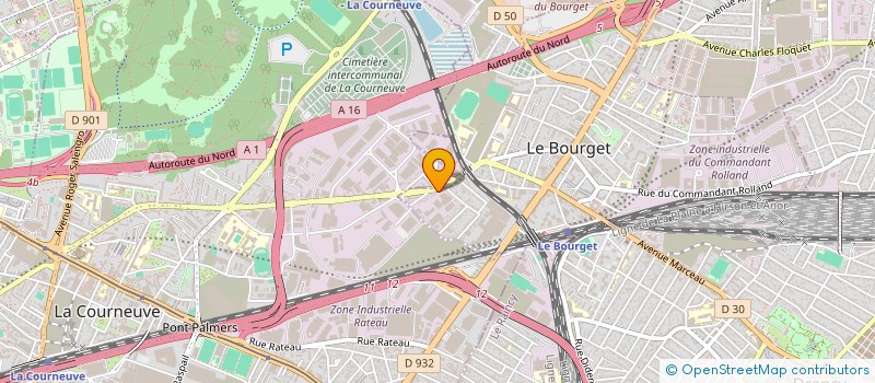 localisation de l'entreprise BATI FAL à LE BOURGET