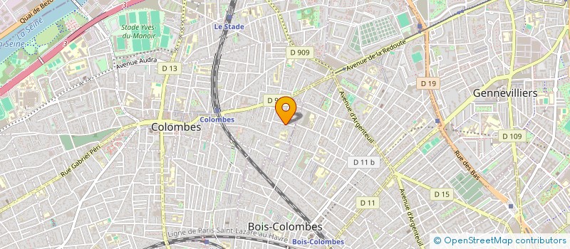 localisation de l'entreprise BATI FAR à COLOMBES