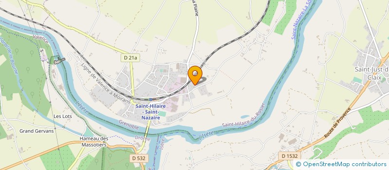 localisation de l'entreprise BATI-FER  SAINT-HILAIRE-DU-ROSIER