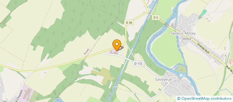 localisation de l'entreprise BATI.FER  SEVEUX-MOTEY