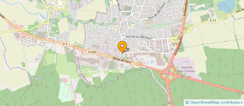 localisation de l'entreprise BATI FERREIRA à PONTAULT-COMBAULT