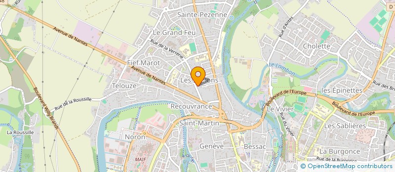 localisation de l'entreprise BATI FERREIRA à NIORT