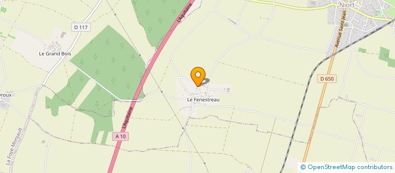 localisation de l'entreprise BATI FEVRE à BEAUVOIR-SUR-NIORT