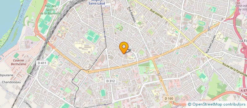 localisation de l'entreprise BATI FFB à ANGERS