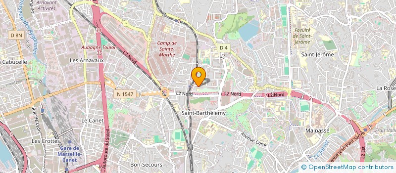 localisation de l'entreprise BATI FINI à MARSEILLE