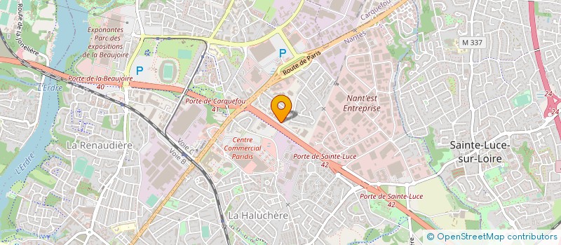 localisation de l'entreprise BATI FIRST à NANTES