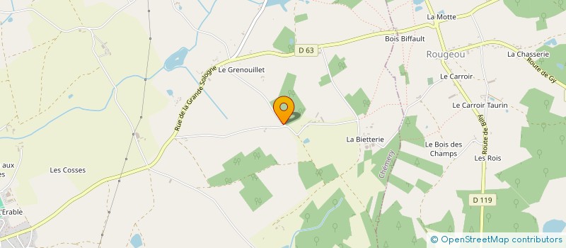 localisation de l'entreprise BATI'FLAMENT  CHEMERY