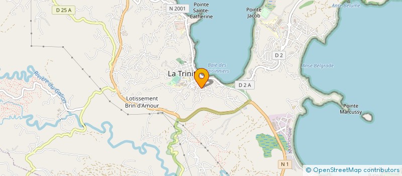 localisation de l'entreprise BATI-FLASH CARAIBES à TRINITE