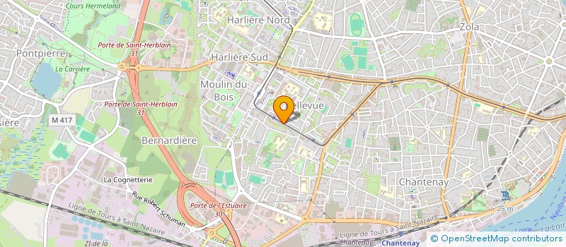 localisation de l'entreprise BATI FLEX RENOVATION  NANTES