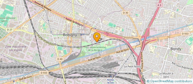 localisation de l'entreprise BATI FORCE SERVICES  BOBIGNY