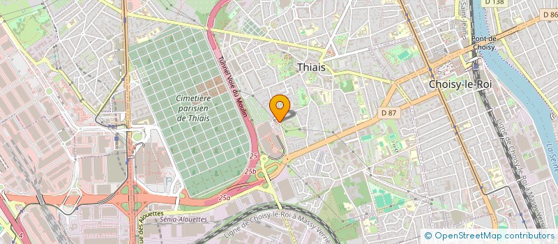 localisation de l'entreprise BATI FORT  THIAIS