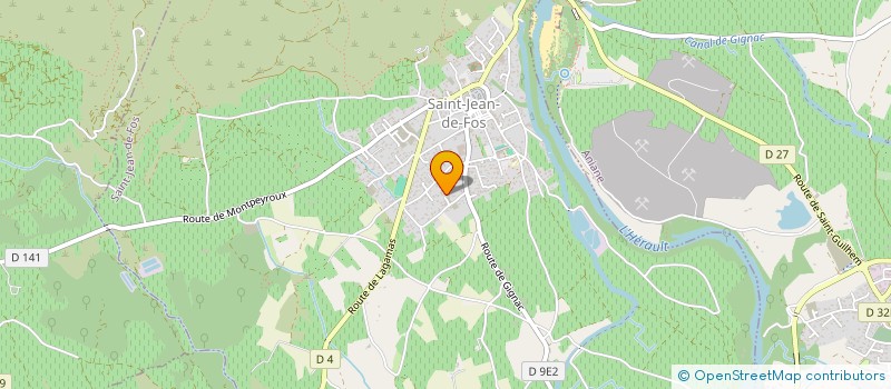 localisation de l'entreprise BATI FORT L'HERAULT  SAINT-JEAN-DE-FOS