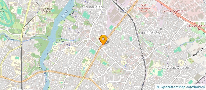 localisation de l'entreprise BATI FORTERESSE à NANTES