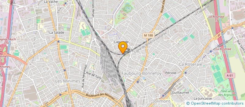 localisation de l'entreprise BATI-FPI à TOULOUSE