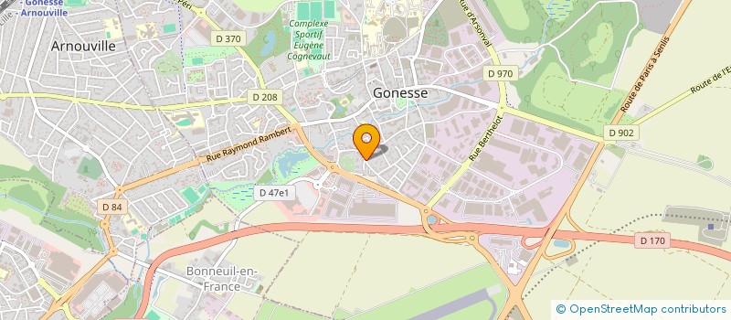 localisation de l'entreprise BATI FRANCE 2005 à GONESSE