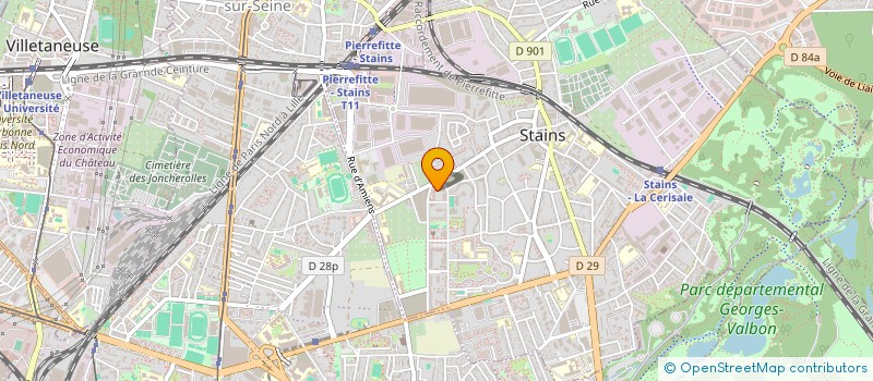 localisation de l'entreprise BATI FRANCE 2018 à STAINS