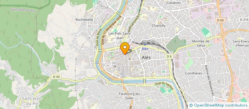 localisation de l'entreprise BATI FRANCE 30 à ALES
