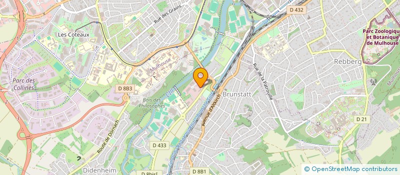 localisation de l'entreprise BATI FRANCE  BRUNSTATT-DIDENHEIM