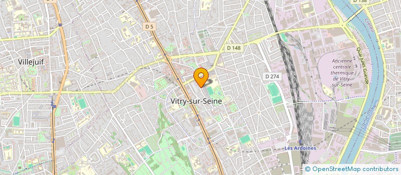localisation de l'entreprise BATI FRANCE à VITRY-SUR-SEINE