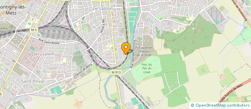 localisation de l'entreprise BATI-FRANCE 57  METZ