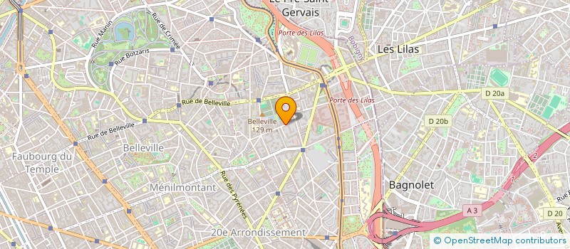 localisation de l'entreprise BATI FRANCE  PARIS