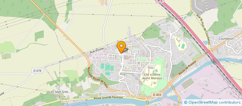 localisation de l'entreprise BATI FRANCE  MONTEREAU-FAULT-YONNE