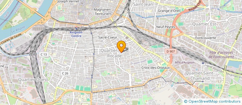 localisation de l'entreprise BATI FRANCE  AVIGNON