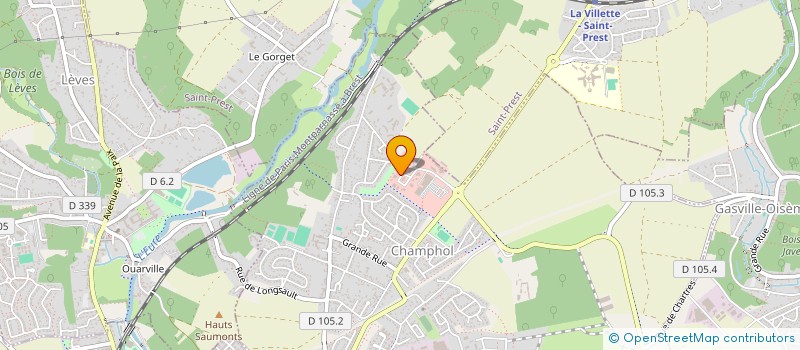 localisation de l'entreprise BATI FRANCE EXPERT à CHAMPHOL