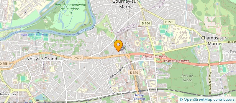 localisation de l'entreprise BATI-FUL PROJECT à NOISY-LE-GRAND