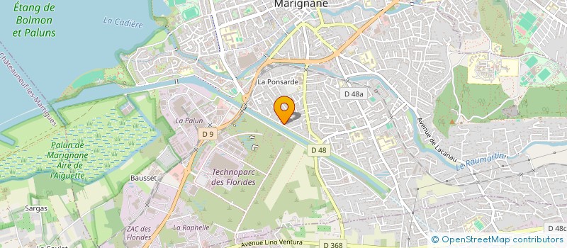 localisation de l'entreprise BATI FUN  MARIGNANE