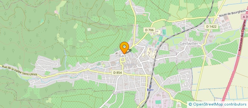 localisation de l'entreprise BATI-FURST  BARR