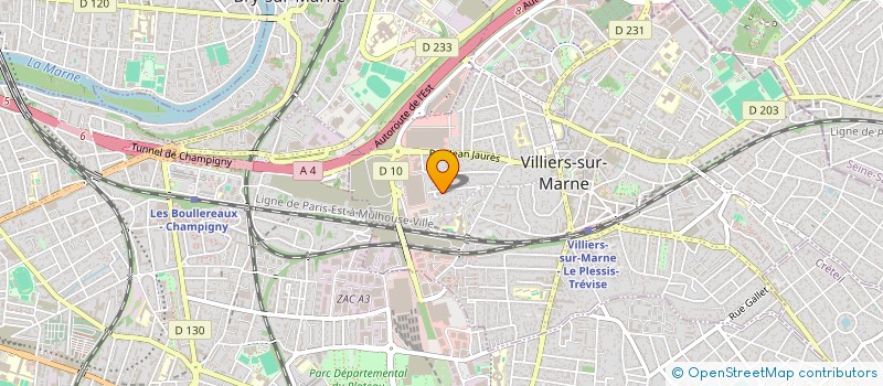 localisation de l'entreprise BATI G à VILLIERS-SUR-MARNE