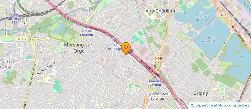 localisation de l'entreprise BATI G2C à VIRY-CHATILLON