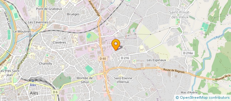 localisation de l'entreprise BATI GARDOISE à ALES