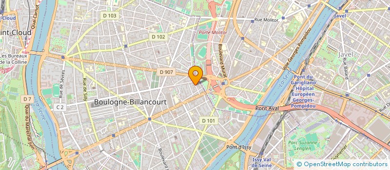 localisation de l'entreprise BATI GESTION à PARIS