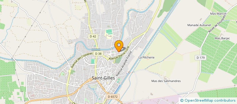 localisation de l'entreprise BATI GH à SAINT-GILLES