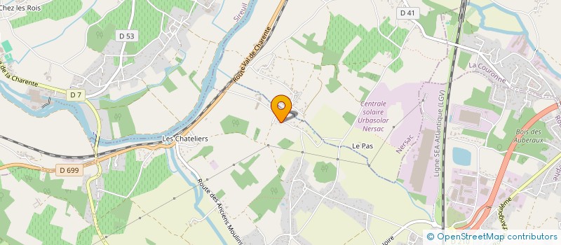 localisation de l'entreprise BATI GLOBO à SIREUIL