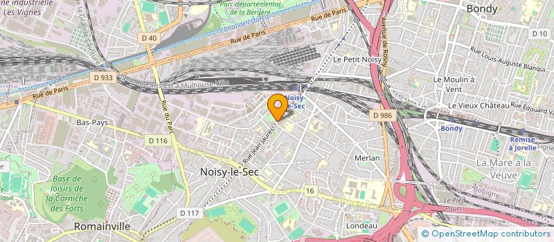 localisation de l'entreprise BATI GOM à NOISY-LE-SEC