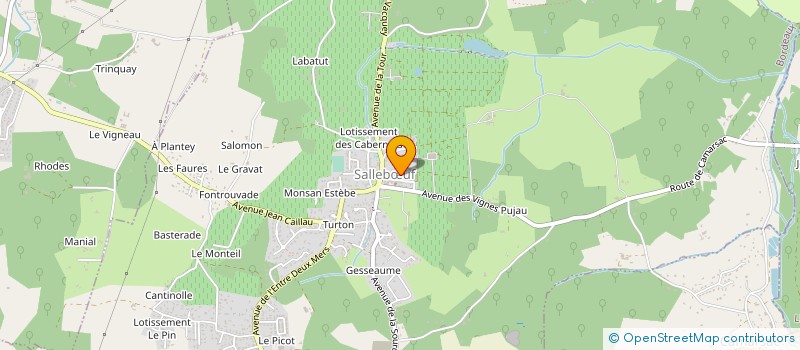 localisation de l'entreprise BATI GOMES  SALLEBUF