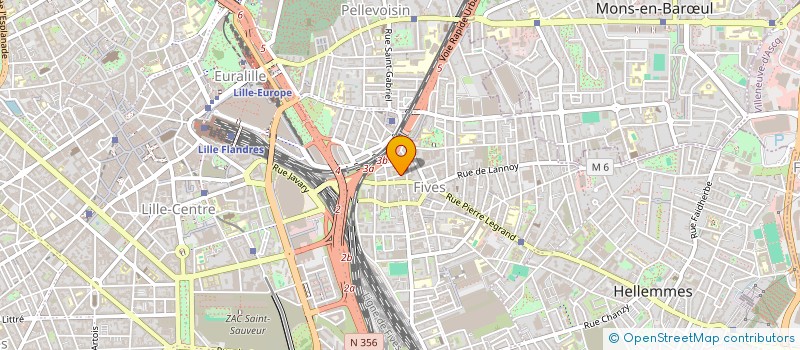 localisation de l'entreprise BATI GREEN à LILLE