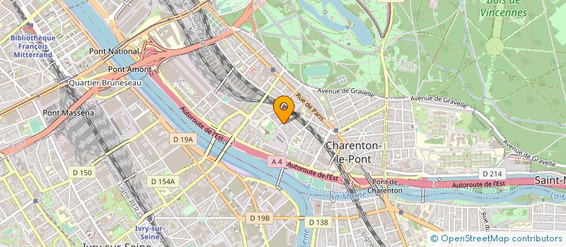 localisation de l'entreprise BATI GRIMP  CHARENTON-LE-PONT