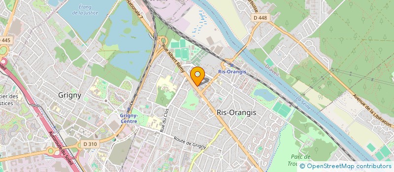 localisation de l'entreprise BATI GROS à RIS-ORANGIS