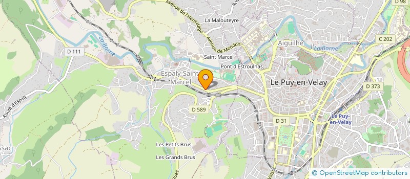 localisation de l'entreprise BATI GROUP 43  ESPALY-SAINT-MARCEL