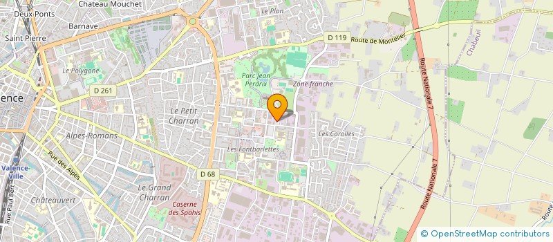 localisation de l'entreprise BATI HOME  VALENCE